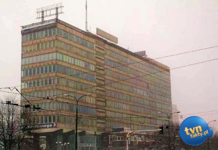 Na siódmym piętrze tego budynku mieści się katowicka redakcja TVN24