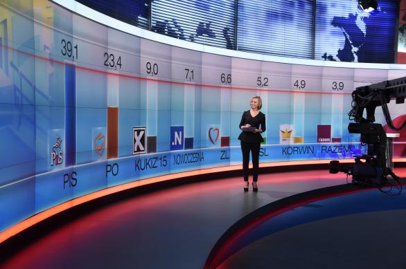 Wieczór Wyborczy TVN w 2015 r. (fot. TVN)