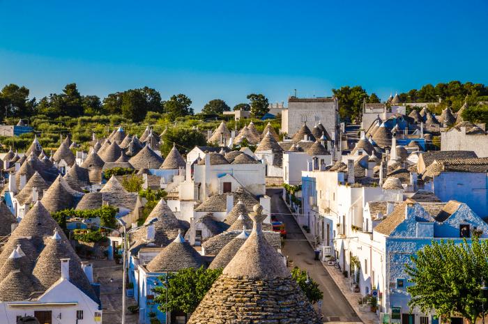 Alberobello we włoskiej Apulii