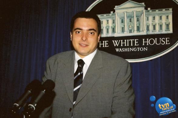 Tomasz Sekielski w Białym Domu, Waszyngton (fot. archiwum prywatne)